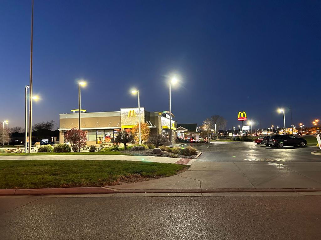 McDonald's concrete cleaning in Liberty Township & Morrow, Oh